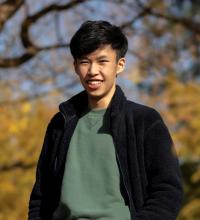 A photo of SmartScape intern Michael Siu smiling directly at the camera